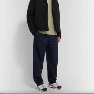 Tres Bien Departure Wool Pant in Navy